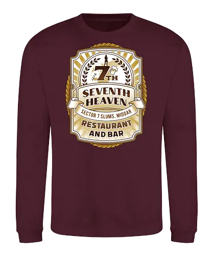 Gaming Lockhart Bar Emblem - Cloud, Final 7, Final vii rebirth, Kupo, Kweh, 7th heaven, seventh heaven, Gaming lockhart, Villain, barret wallace, avalanche, midgar, Final xiv, ff14, video game - Sweatshirt