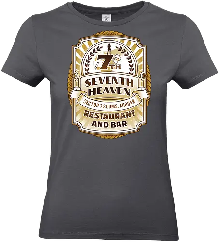 Gaming Lockhart Bar Emblem - Cloud, Final 7, Final vii rebirth, Kupo, Kweh, 7th heaven, seventh heaven, Gaming lockhart, Villain, barret wallace, avalanche, midgar, Final xiv, ff14, video game - Standard T-Shirt (Frauen)