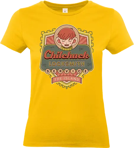 Chilchuck Locksmith Service - Delicious, Meshi, walking mushroom, marcille donato, falin touden, laios touden, senshi of izganda, chilchuck tims, fantasy, locksmith, anime, manga, cooking, TV, dwarf - Standard T-Shirt (Frauen)
