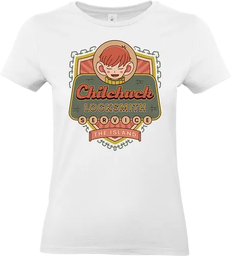 Chilchuck Locksmith Service - Delicious, Meshi, walking mushroom, marcille donato, falin touden, laios touden, senshi of izganda, chilchuck tims, fantasy, locksmith, anime, manga, cooking, TV, dwarf - Standard T-Shirt (Frauen)