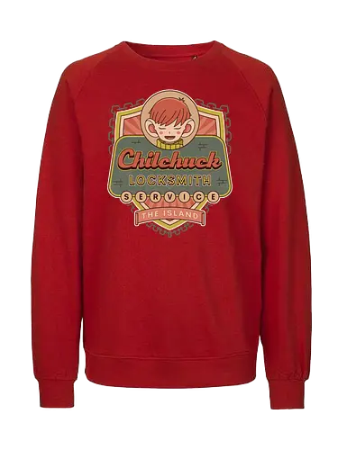 Chilchuck Locksmith Service - Delicious, Meshi, walking mushroom, marcille donato, falin touden, laios touden, senshi of izganda, chilchuck tims, fantasy, locksmith, anime, manga, cooking, TV, dwarf - Fairtrade Sweatshirt