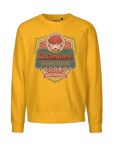 Chilchuck Locksmith Service - Delicious, Meshi, walking mushroom, marcille donato, falin touden, laios touden, senshi of izganda, chilchuck tims, fantasy, locksmith, anime, manga, cooking, TV, dwarf - Fairtrade Sweatshirt