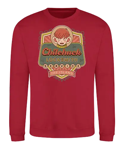 Chilchuck Locksmith Service - Delicious, Meshi, walking mushroom, marcille donato, falin touden, laios touden, senshi of izganda, chilchuck tims, fantasy, locksmith, anime, manga, cooking, TV, dwarf - Sweatshirt