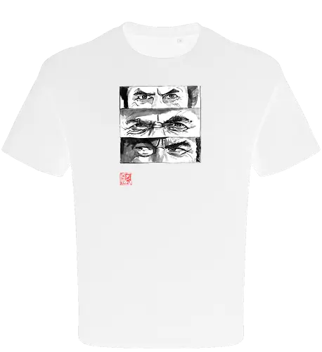 eyes - the good, the bad, the ugly, clint eastwood, sumie, japan, cowboys - Oversize T-Shirt