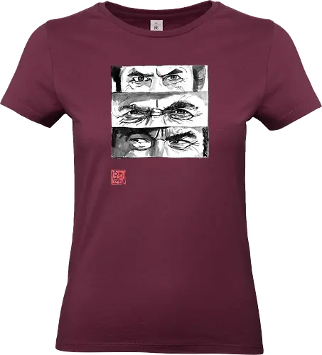 eyes - the good, the bad, the ugly, clint eastwood, sumie, japan, cowboys - Standard T-Shirt (Frauen)