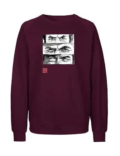 eyes - the good, the bad, the ugly, clint eastwood, sumie, japan, cowboys - Fairtrade Sweatshirt