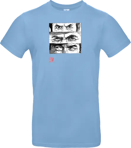 eyes - the good, the bad, the ugly, clint eastwood, sumie, japan, cowboys - Standard T-Shirt