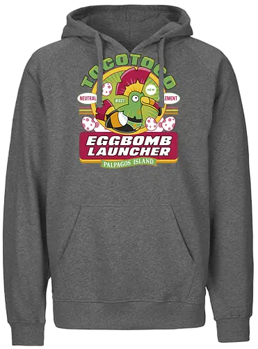Tocotoco Weird Eggs - pal world, depresso, game, gaming, video game, gamer, survival, crafting, farming, monsters, bird, lamball, tocotoco, eggs, Pal - Fairtrade Hoodie