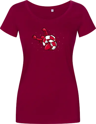 Moon Rocket! - moon, rocket, airplane, movies, comics, mashup, 80s, 90s, retro,  - Damen T-Shirt