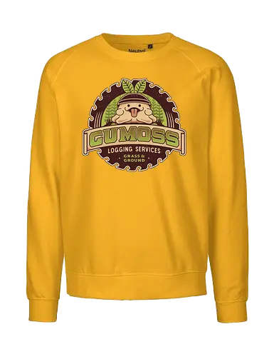 Gumoss Logging Services - pal world, depresso, game, gaming, video game, gamer, survival, crafting, farming, monsters, gumoss, lamball, lovander, forest, , Pal - Fairtrade Sweatshirt