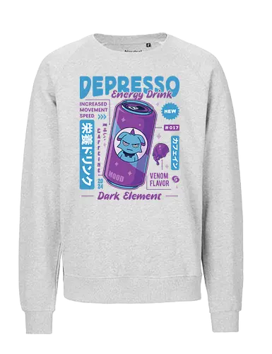 Depresso Energy Drink - pal world, depresso, game, gaming, video game, gamer, survival, crafting, farming, monsters, espresso, coffee, lamball, drink, , Pal - Fairtrade Sweatshirt