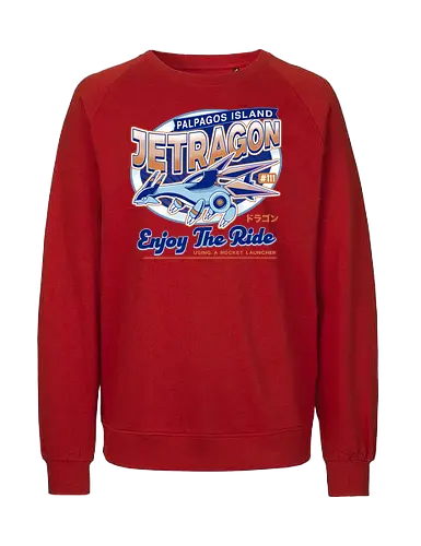 Jetragon Emblem - pal world, jetragon, game, gaming, video game, gamer, survival, crafting, farming, monsters, adventure, exploration, lovander, dragon, , Pal - Fairtrade Sweatshirt