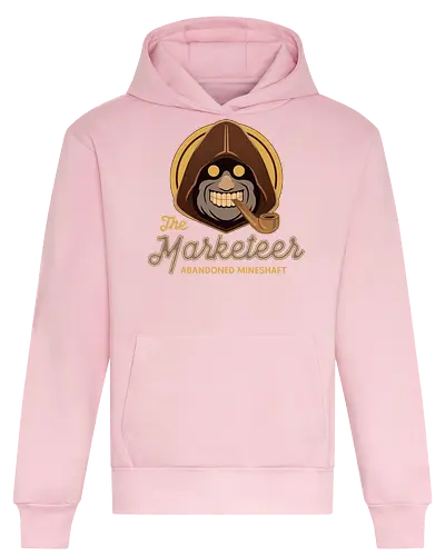 Mineshaft Marketeer Emblem - pal world, marketeer, game, gaming, video game, gamer, survival, crafting, farming, monsters, adventure, exploration, mines, merchant, , Pal - Heavyweight Hoodie