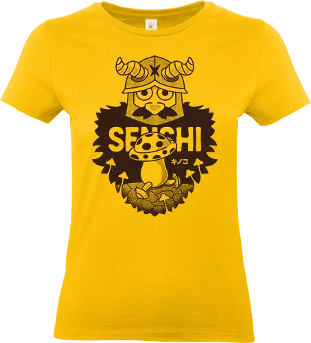 Dwarf And Mushroom Vintage - delicious, dungeon, walking mushroom, Meshi, laios touden, senshi of izganda, chilchuck tims, fantasy, medieval, anime, manga, cooking, TV, dwarf, marcille donato, falin touden - Standard T-Shirt (Frauen)