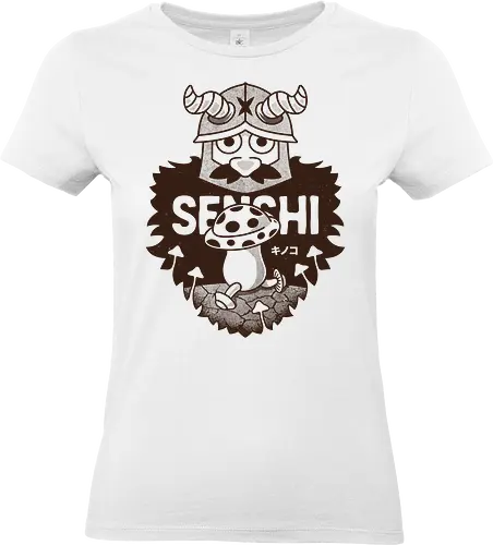 Dwarf And Mushroom Vintage - delicious, dungeon, walking mushroom, Meshi, laios touden, senshi of izganda, chilchuck tims, fantasy, medieval, anime, manga, cooking, TV, dwarf, marcille donato, falin touden - Standard T-Shirt (Frauen)