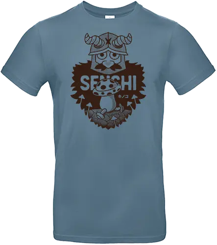 Dwarf And Mushroom Vintage - delicious, dungeon, walking mushroom, Meshi, laios touden, senshi of izganda, chilchuck tims, fantasy, medieval, anime, manga, cooking, TV, dwarf, marcille donato, falin touden - Standard T-Shirt