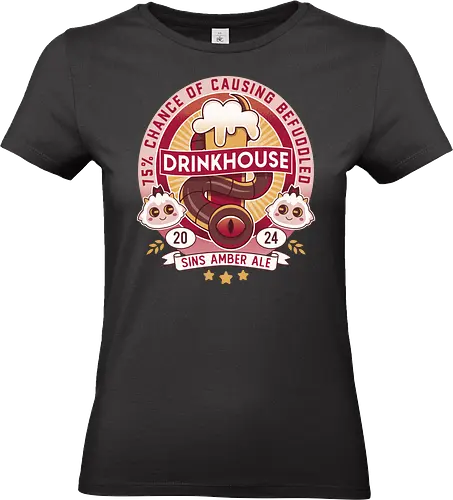 Befuddled Sin Amber Ale - cult, flesh, aesthetic, cute, kawaii, animal, the lamb, beer, geek, nerd, otaku, the one who waits, the cult, beer, video game, gaming, indie game, game - Standard T-Shirt (Frauen)