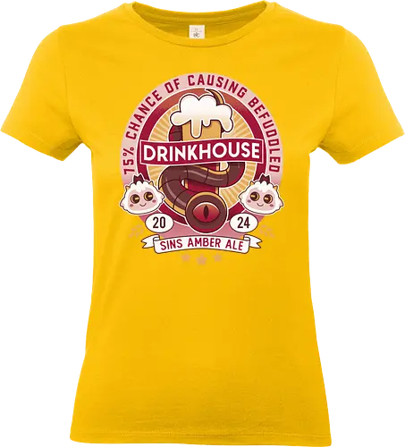 Befuddled Sin Amber Ale - cult, flesh, aesthetic, cute, kawaii, animal, the lamb, beer, geek, nerd, otaku, the one who waits, the cult, beer, video game, gaming, indie game, game - Standard T-Shirt (Frauen)