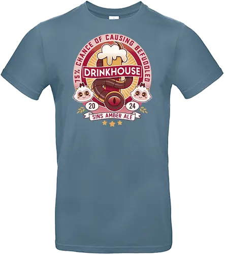 Befuddled Sin Amber Ale - cult, flesh, aesthetic, cute, kawaii, animal, the lamb, beer, geek, nerd, otaku, the one who waits, the cult, beer, video game, gaming, indie game, game - Standard T-Shirt