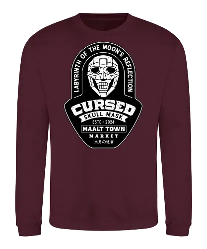 Maalt Town Curse Emblem - unwanted, undead, adventurer, anime, manga, japan, japanese, rentt faina, lorrane vivie, sheila ibarss, rina rupaage, adventure, skull, thralls, vampire, fantasy, otaku,  - Sweatshirt