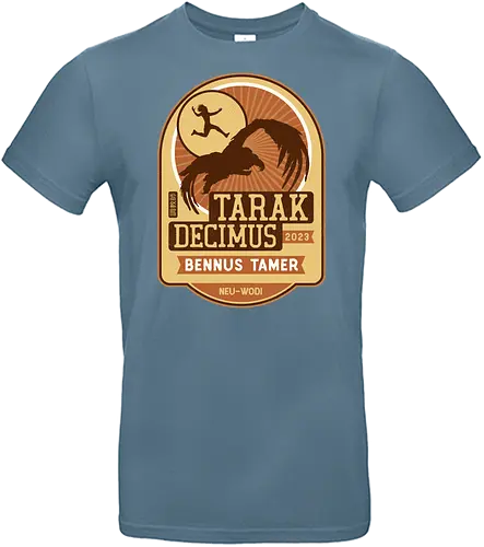 Tarak Decimus Emblem - rebel, moon, movie, film, science fiction, rebel moon a child of fire, jimmy, space, adventure, TV, kora, nemesis, tarak decimus, atticus noble, veldt resistance, fantasy - Standard T-Shirt
