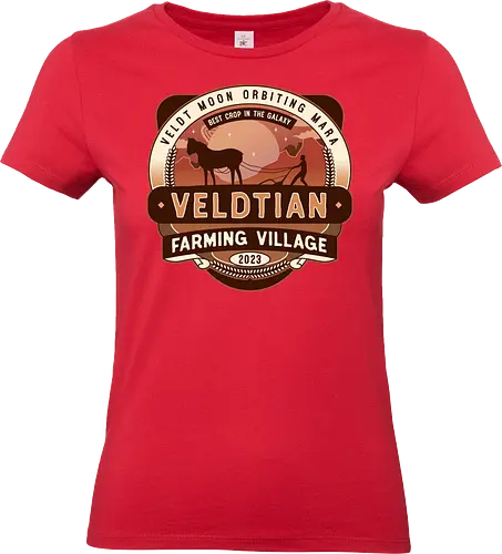 Veldtian Farming Village Emblem - rebel, moon, a child of fire, movie, film, science fiction, rebel moon a child of fire, jimmy, space, adventure, TV, kora, nemesis, tarak decimus, atticus noble, veldt resistance, fantasy - Standard T-Shirt (Frauen)