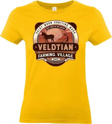 Veldtian Farming Village Emblem - rebel, moon, a child of fire, movie, film, science fiction, rebel moon a child of fire, jimmy, space, adventure, TV, kora, nemesis, tarak decimus, atticus noble, veldt resistance, fantasy - Standard T-Shirt (Frauen)