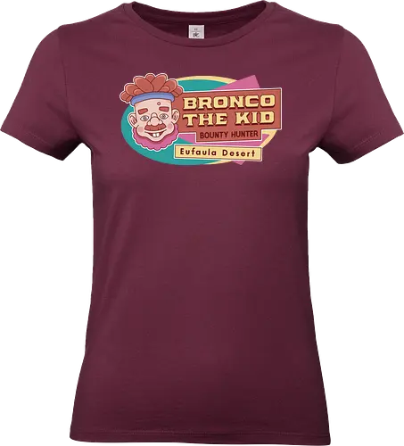Bronco The Kid Emblem - my time, at sandrock, my time at portia, indie game, gaming, gamer, video games, fang, farming simulator, rpg, adventure, harvest, sand, wild yakmel, pen, hazardous ruins - Standard T-Shirt (Frauen)