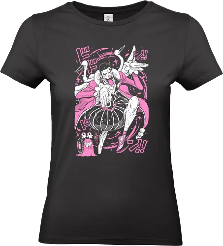 Of The Wild - Aesthetic, Funny, Anime, Gamer, Gift, Kawaii, Pink, flamingo, Power, Warrior, Manga Style, Pirate, Cool, Manga, Zylixzen, Aggressive, One, Pirates, Piece, Otaku, Japanese Art, Mr 2 - Standard T-Shirt (Frauen)