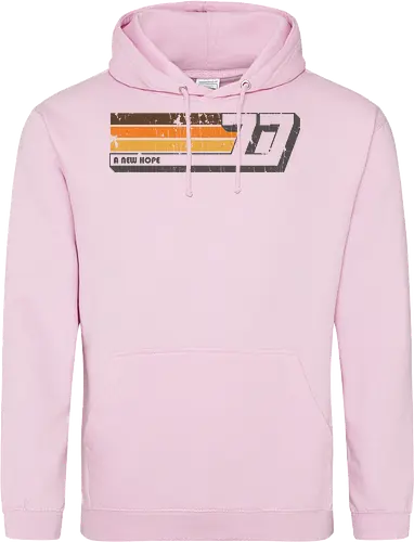 A New Hope - Space Opera, 77, luke skywalker, vintage, retro, a new hope, empire - Standard Hoodie