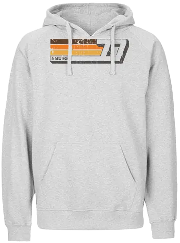A New Hope - Space Opera, 77, luke skywalker, vintage, retro, a new hope, empire - Fairtrade Hoodie