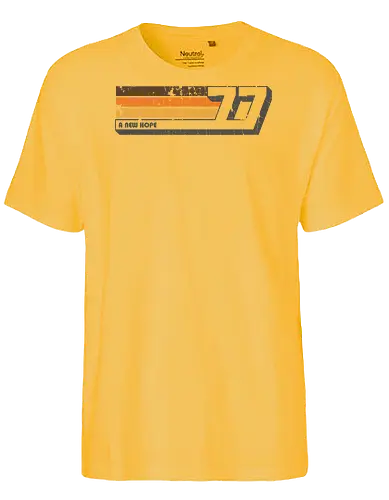 A New Hope - Space Opera, 77, luke skywalker, vintage, retro, a new hope, empire - Fairtrade T-Shirt