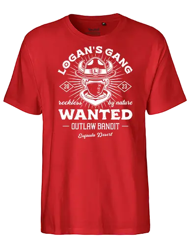 Eufaula Desert Bandit Crest - my time, at sandrock, my time at portia, indie game, gaming, gamer, video games, fang, farming simulator, rpg, adventure, harvest, sand, wild yakmel, pen, hazardous ruins - Fairtrade T-Shirt