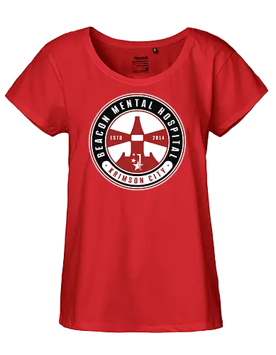 Beacon Mental Hospital Emblem - the evil, within, sebastian castellanos, joseph oda, julie Kidman, beacon mental hospital, video game, gaming, gamer, green gel, stefano valentini, survival horror, stem, the keeper - Fairtrade Girl Shirt