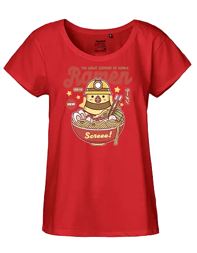 Serpent Ramen - final, fatasy, ffxiv, ff14, scree, video games, gaming, coffee, ramen, noodles, Cactus - Fairtrade Girl Shirt