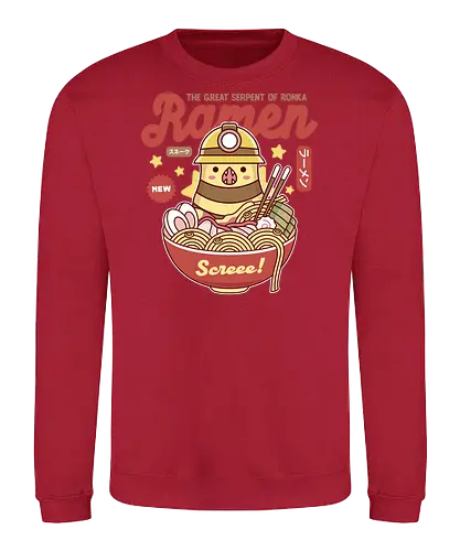 Serpent Ramen - final, fatasy, ffxiv, ff14, scree, video games, gaming, coffee, ramen, noodles, Cactus - Sweatshirt