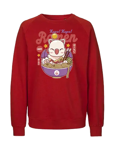 Kupo Kupo Ramen - final, fantasy, Cloud, Villain, cactilio, tomberi, tonberry, Cactus, Kweh, ramen, Kupo, mog, kupo, noodles, Japanese food, video game, gaming, gamer - Fairtrade Sweatshirt