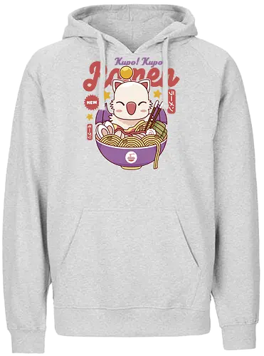 Kupo Kupo Ramen - final, fantasy, Cloud, Villain, cactilio, tomberi, tonberry, Cactus, Kweh, ramen, Kupo, mog, kupo, noodles, Japanese food, video game, gaming, gamer - Fairtrade Hoodie