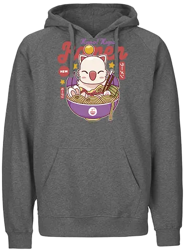 Kupo Kupo Ramen - final, fantasy, Cloud, Villain, cactilio, tomberi, tonberry, Cactus, Kweh, ramen, Kupo, mog, kupo, noodles, Japanese food, video game, gaming, gamer - Fairtrade Hoodie