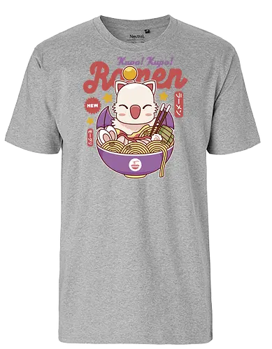 Kupo Kupo Ramen - final, fantasy, Cloud, Villain, cactilio, tomberi, tonberry, Cactus, Kweh, ramen, Kupo, mog, kupo, noodles, Japanese food, video game, gaming, gamer - Fairtrade T-Shirt