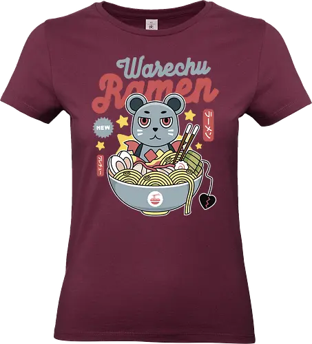 Warechu Ramen - hyperdimension, neptunia, purple heart, megadimension, superdimension, 4 goddesses online, nepnep, super neptunia rpg, neptune, video game, gaming, game, nep nep, top nep, nepgear, warechu, ramen, noodles - Standard T-Shirt (Frauen)