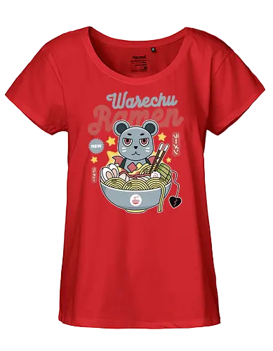 Warechu Ramen - hyperdimension, neptunia, purple heart, megadimension, superdimension, 4 goddesses online, nepnep, super neptunia rpg, neptune, video game, gaming, game, nep nep, top nep, nepgear, warechu, ramen, noodles - Fairtrade Girl Shirt