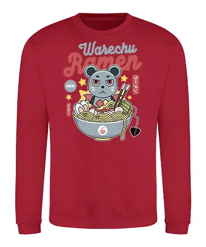 Warechu Ramen - hyperdimension, neptunia, purple heart, megadimension, superdimension, 4 goddesses online, nepnep, super neptunia rpg, neptune, video game, gaming, game, nep nep, top nep, nepgear, warechu, ramen, noodles - Sweatshirt