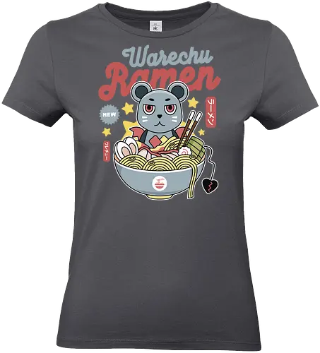 Warechu Ramen - hyperdimension, neptunia, purple heart, megadimension, superdimension, 4 goddesses online, nepnep, super neptunia rpg, neptune, video game, gaming, game, nep nep, top nep, nepgear, warechu, ramen, noodles - Standard T-Shirt (Frauen)