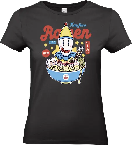 Kaufmo Clown Ramen - the amazing, digital circus, pomni, jax, kinger, zooble, ragatha, gangle, digital circus, the amazing circus, tadc, clown, jester, cartoon, kaufmo, ramen - Standard T-Shirt (Frauen)