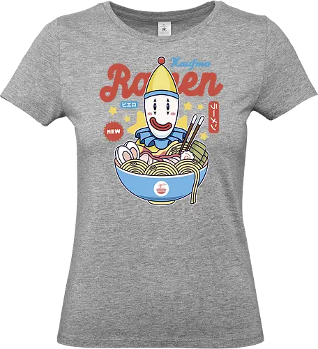 Kaufmo Clown Ramen - the amazing, digital circus, pomni, jax, kinger, zooble, ragatha, gangle, digital circus, the amazing circus, tadc, clown, jester, cartoon, kaufmo, ramen - Standard T-Shirt (Frauen)