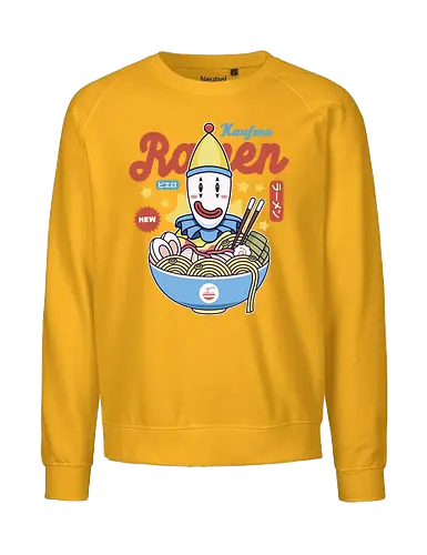 Kaufmo Clown Ramen - the amazing, digital circus, pomni, jax, kinger, zooble, ragatha, gangle, digital circus, the amazing circus, tadc, clown, jester, cartoon, kaufmo, ramen - Fairtrade Sweatshirt