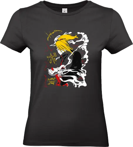 The Explosive Ninja - Aesthetic, Aggressive, Angry, Anime, Gamer, Gift, Kawaii, Monster, Power, Warrior, Manga Style, Ninja, Cool, Manga, Zylixzen, Demon, Stronger, Devil, Japanese Art, Otaku, Explosive, Kekkei, Genkai - Standard T-Shirt (Frauen)