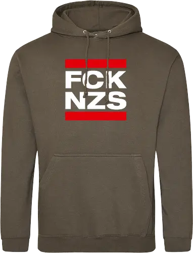 FCK NZS - weiß - Standard Hoodie