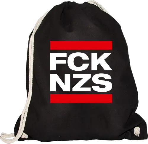 FCK NZS - weiß - Sportbeutel